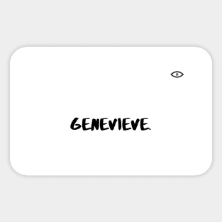 Genevieve Sticker